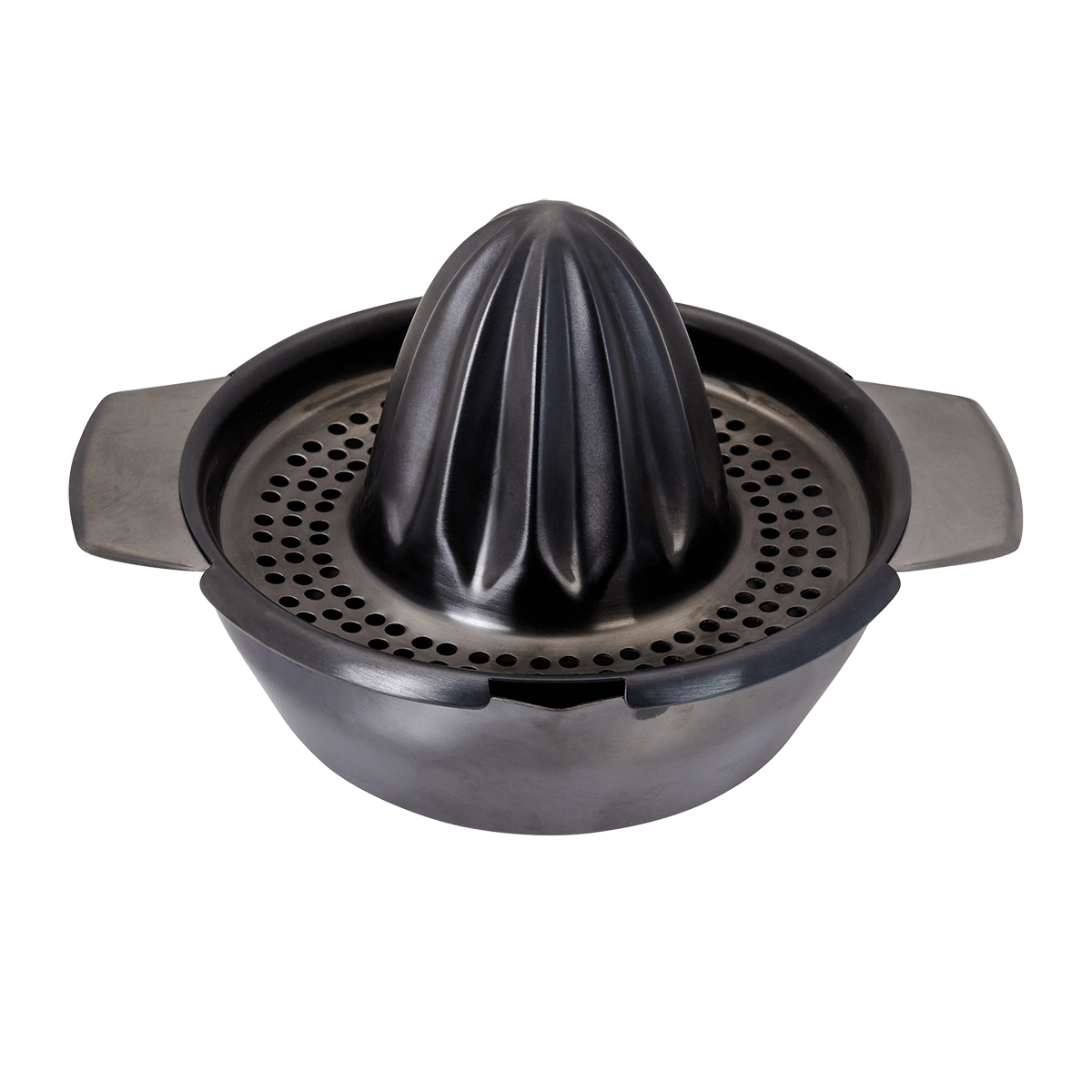 Zitruspresse smokey grey Edelstahl