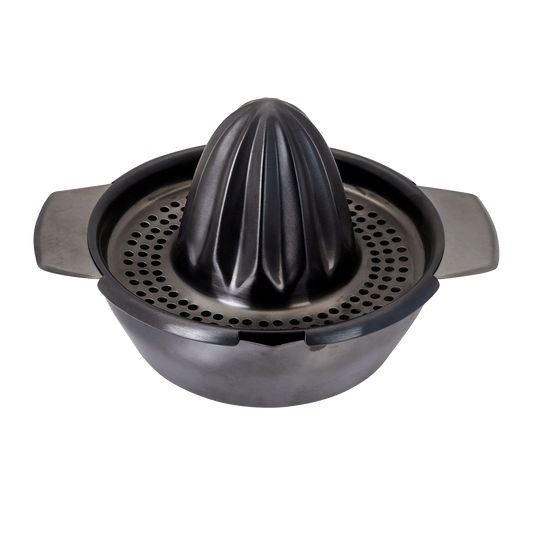 Zitruspresse smokey grey Edelstahl