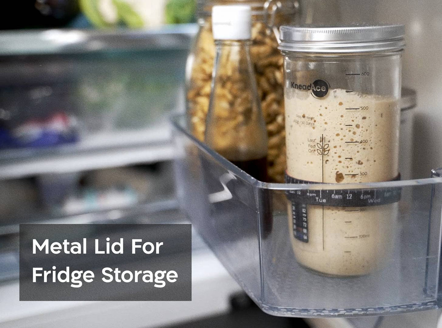 Sauerteig-Starterglas 0,7l./24oz