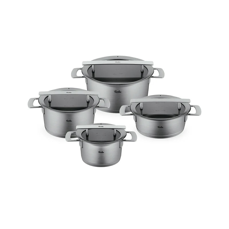 Topfset 4tlg mit Glasdeckel Phi Collection