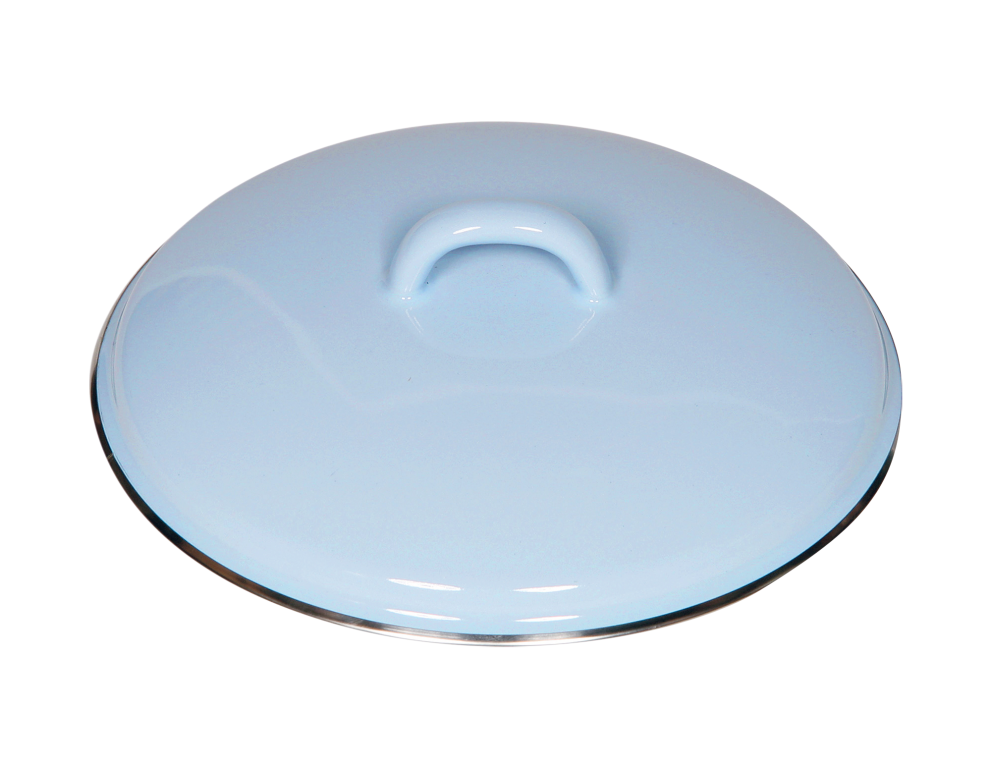 Deckel 18cm blau Bunt zu Kasserolle und Kochtopf