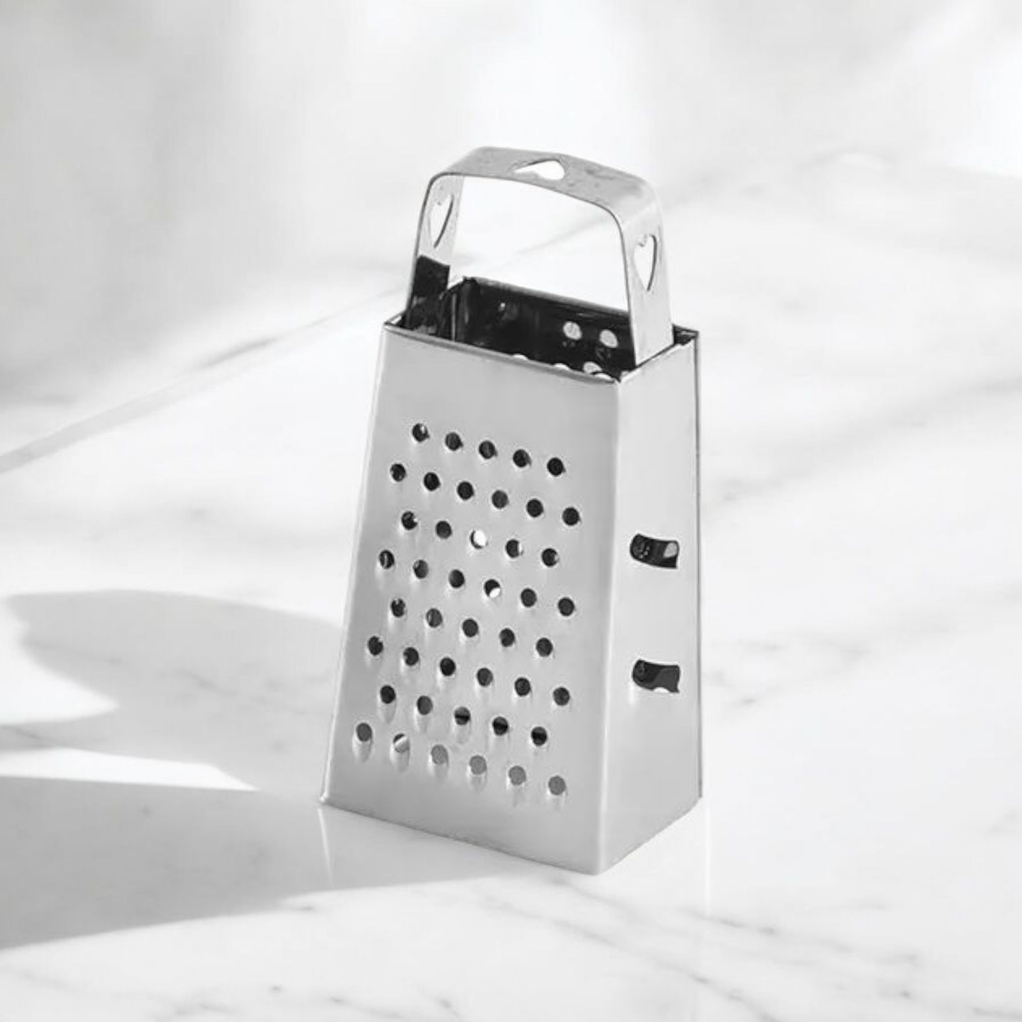 Mini-Vierkantreibe mit Herz Edelstahl silber