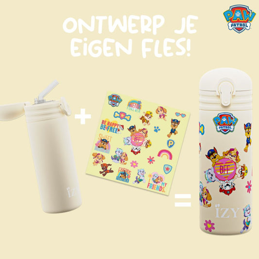 Trinkflasche Edelstahl 24h kalt 12h Kinder - Paw Patrol - Friends Furever - 350ML