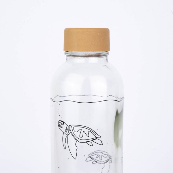 Trinkflasche Glas GO WITH THE FLOW 0,7 l