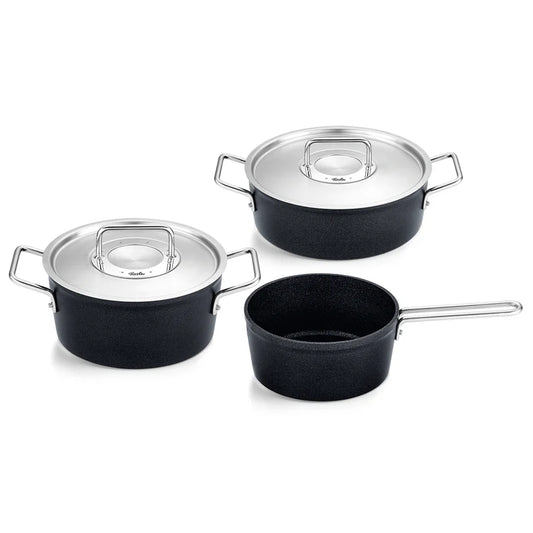 Topfset 3tlg mit Metalldeckel Adamant
