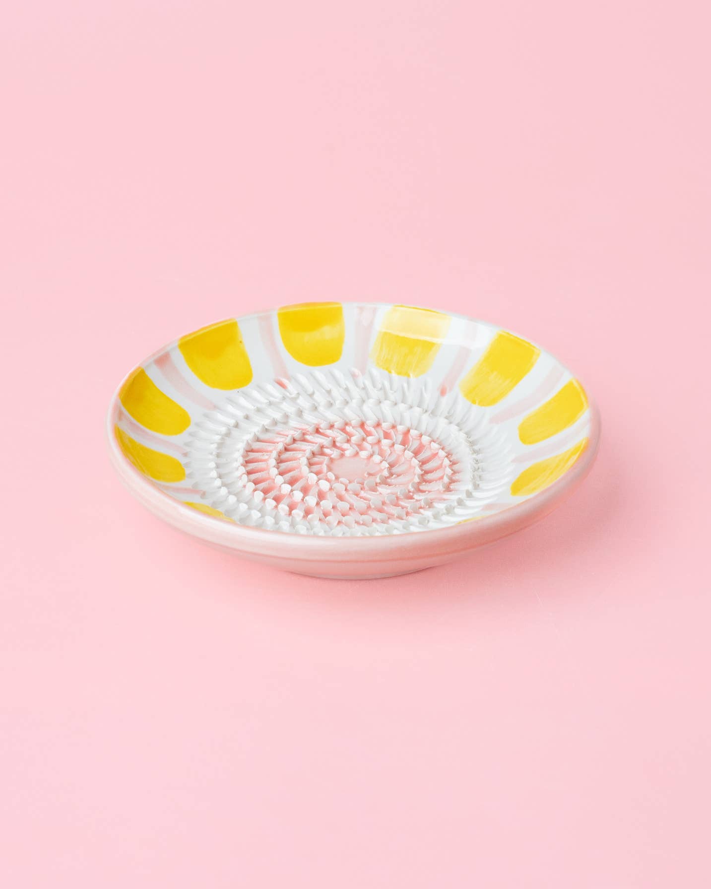 Keramikreibe "Valentina" 12cm für Knoblauch, Ingwer & Gewürze