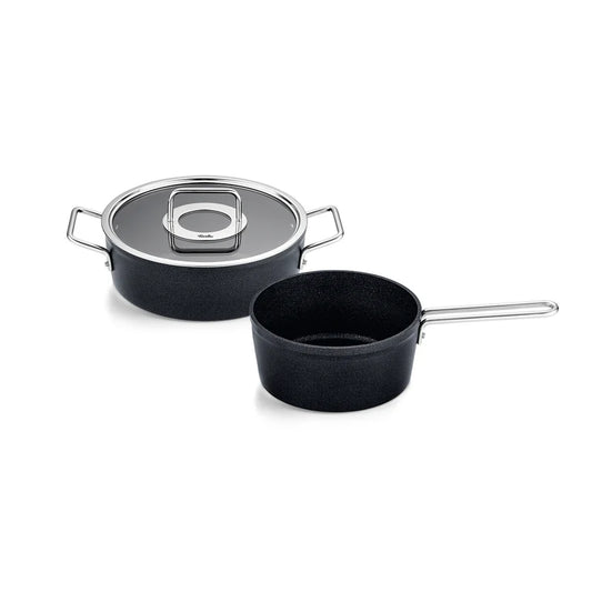 Topfset 2tlg mit Glasdeckel Adamant