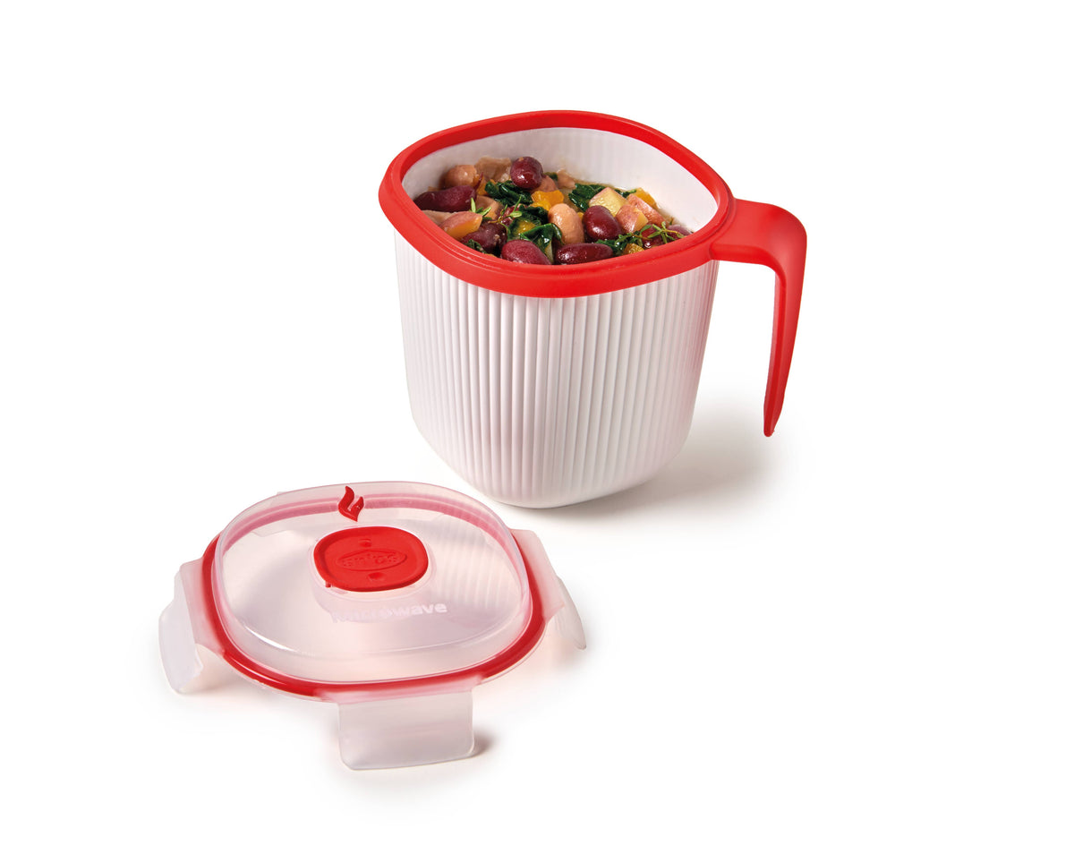 Mikrowellentasse für Milch / Suppe