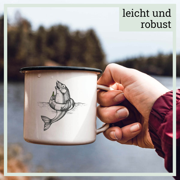 Emailletasse – Bernd