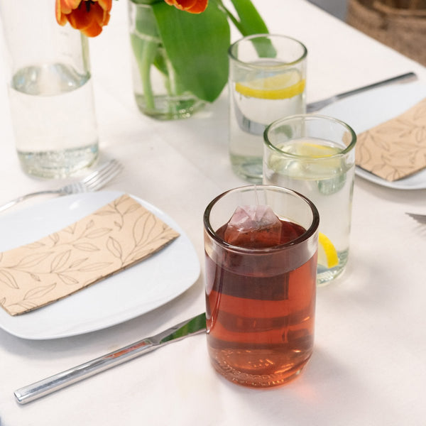 CARRY GLASS 400 ml Trinkglas 2er Set - UPCYCLING