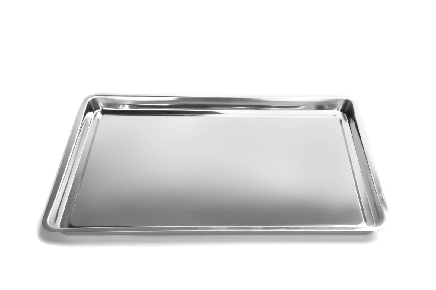 Backblech Edelstahl ,ca. 41,3 × 28,6 × 1,9 cm