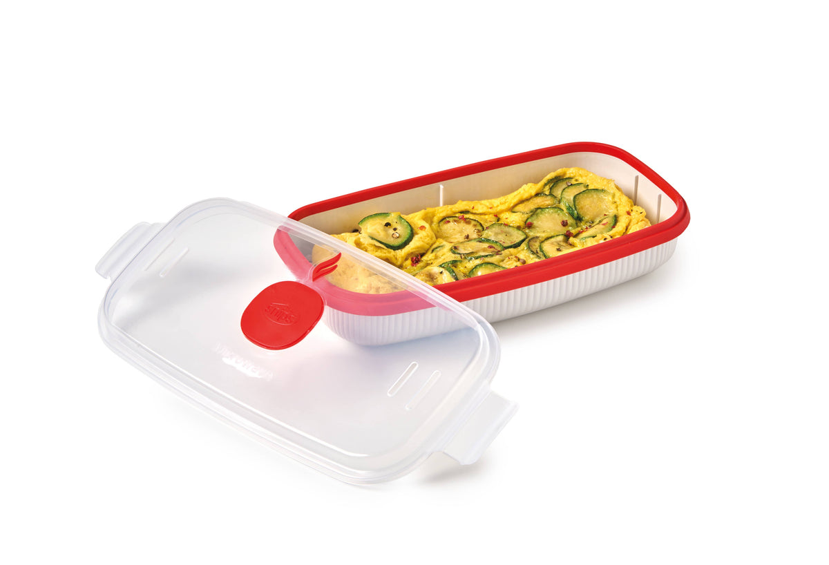 Pochiertes Ei und Omelett Mikrowellenkocher 0,75L