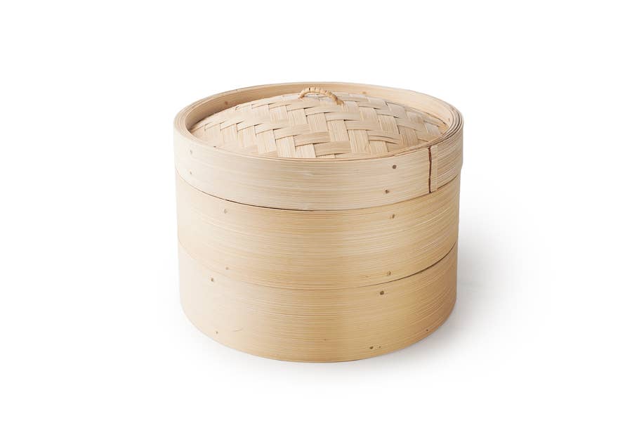 Dampfgarer aus Bambus d. 26 cm Höhe 16,0 cm