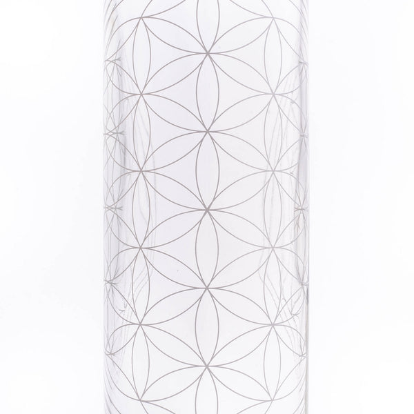 Trinkflasche Glas FLOWER OF LIFE 0,7 l