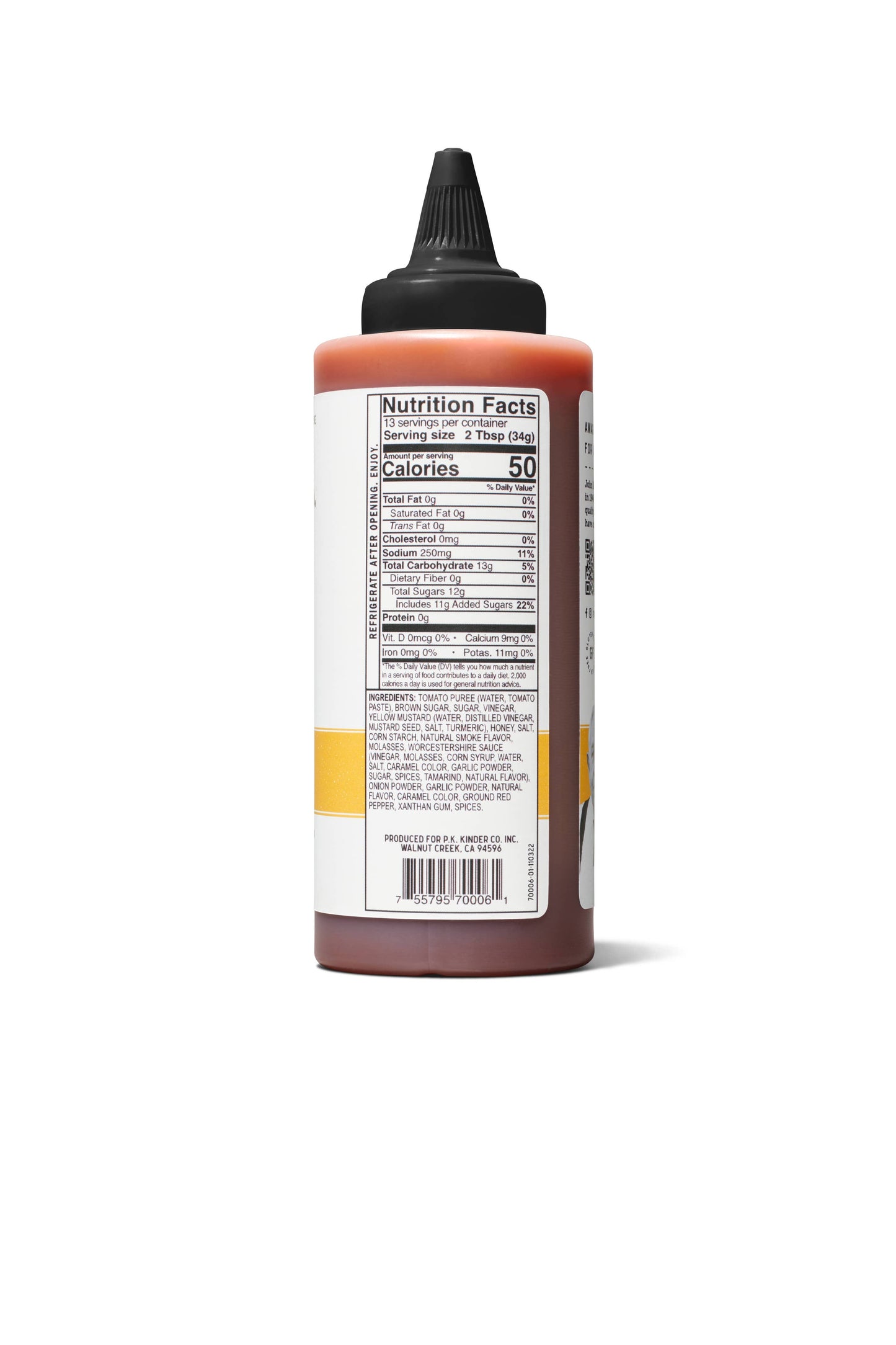 BBQ Sauce Honey  Barbecue - 440 gr.