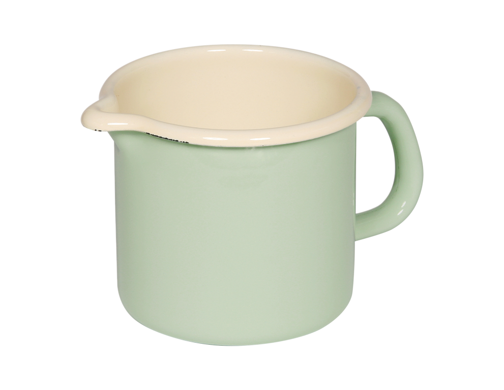 Schnabeltopf 10cm 0,75l nilgrün Bunt