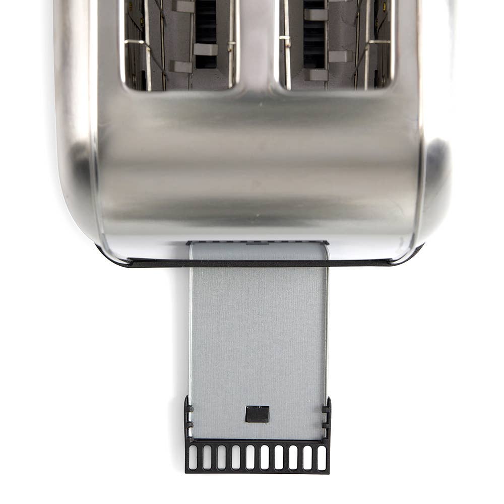 Toaster Edelstahl mit 2 Schlitzen