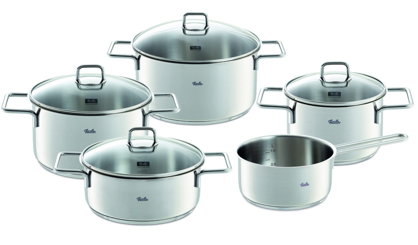 Topfset 5tlg  LumiTherm mit Glasdeckel KT16/20/24cm+BT20cm+STK16cm ohne Deckel