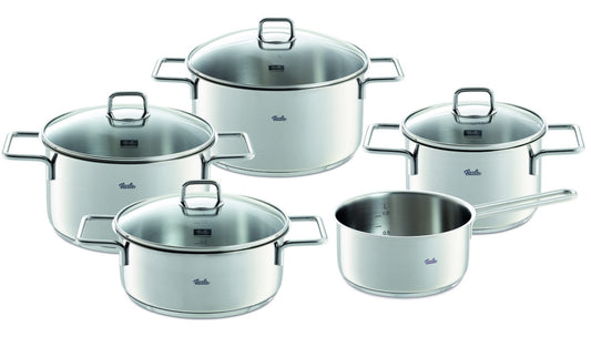 Topfset 5tlg  LumiTherm mit Glasdeckel KT16/20/24cm+BT20cm+STK16cm ohne Deckel