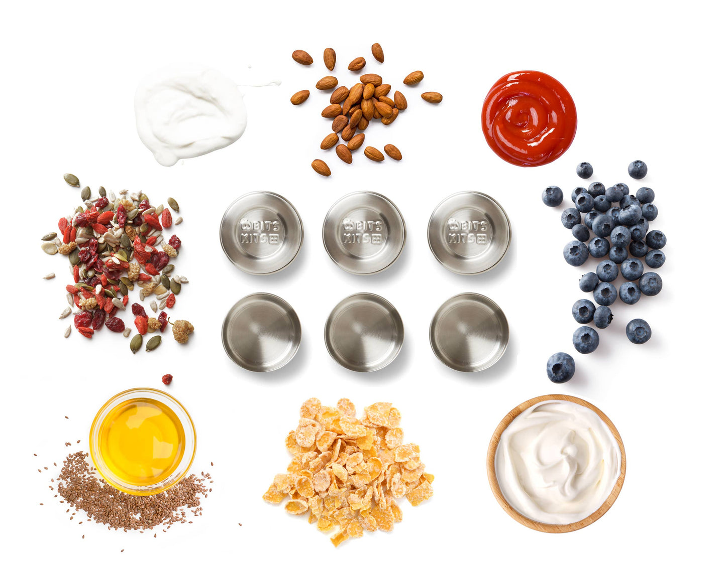 Chutneyboxen Mini 3er-Set, 1,5 Unzen ca. 45 ml