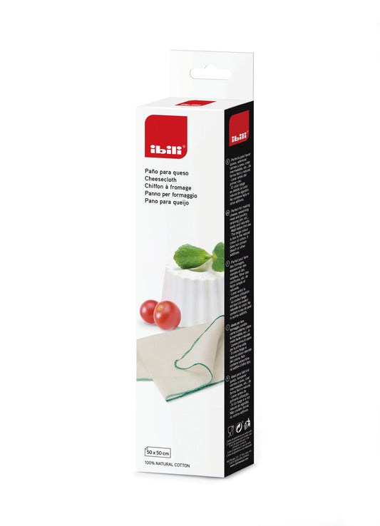 Käsetuch grünem Rand 50 x 50 cm