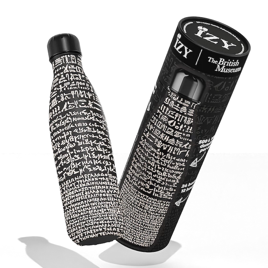 Trinkflasche Edelstahl 24h kalt 12h IZY-Flaschen x The Rosetta Stone – 500 ml