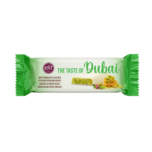 WEISSE ELIT Dubai Schokolade mit Pistazien und knusprigem Kadayif 30g
