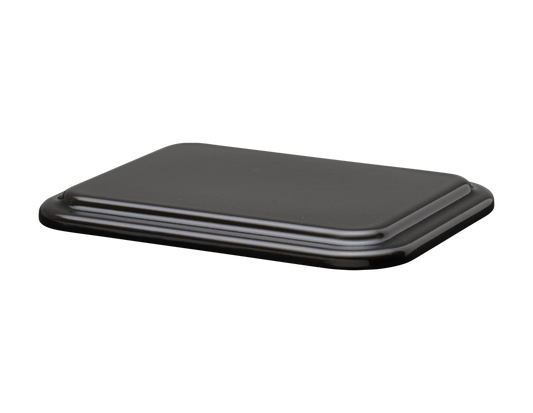 Deckel Mini Back- und Servierform 15x11cm Emaille schwarz
