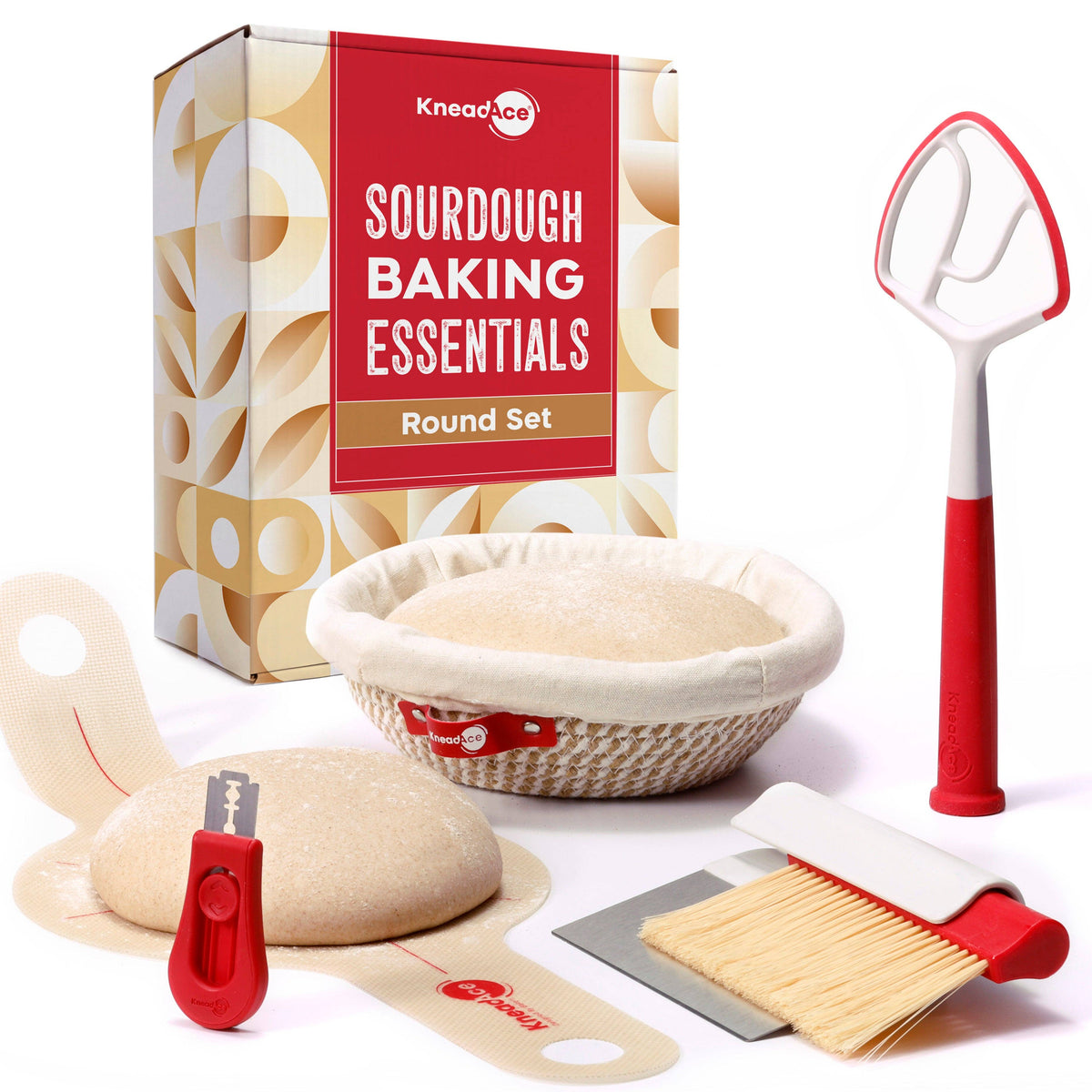 Sauerteig-Rundes Set 5 teiligEssentials