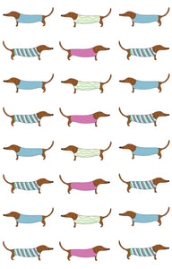 Geschirrtuch - Sausage Dog Baumwolle 74cm x 47cm