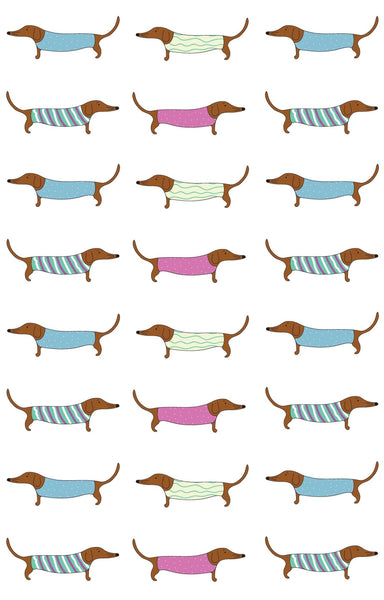 Geschirrtuch - Sausage Dog Baumwolle 74cm x 47cm