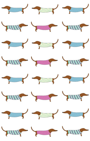 Geschirrtuch - Sausage Dog Baumwolle 74cm x 47cm