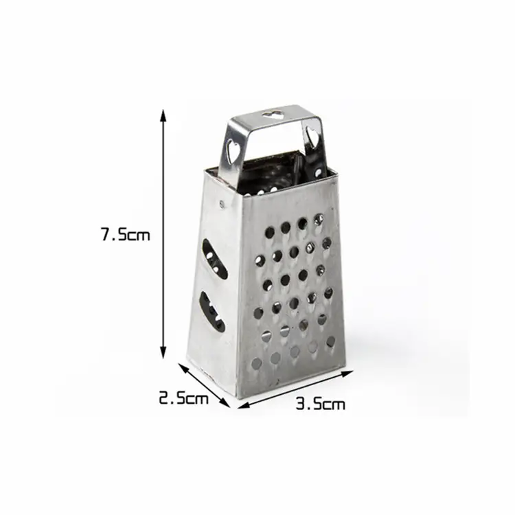Mini-Vierkantreibe mit Herz Edelstahl silber