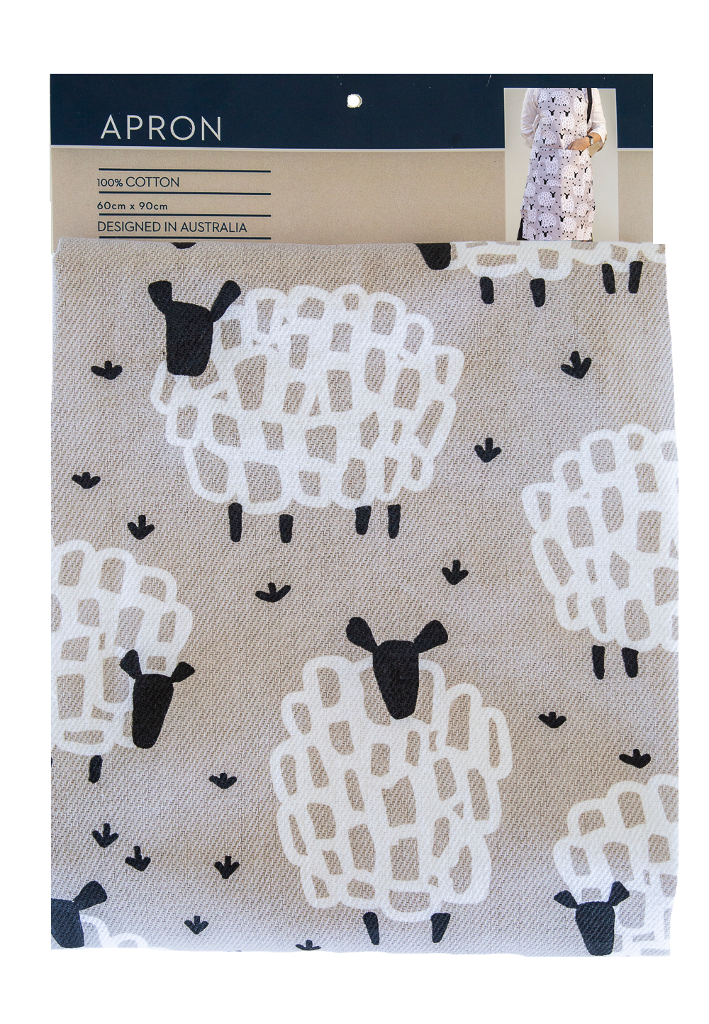 Schürze – Sheep, 100 % Heavy Drill-Baumwolle