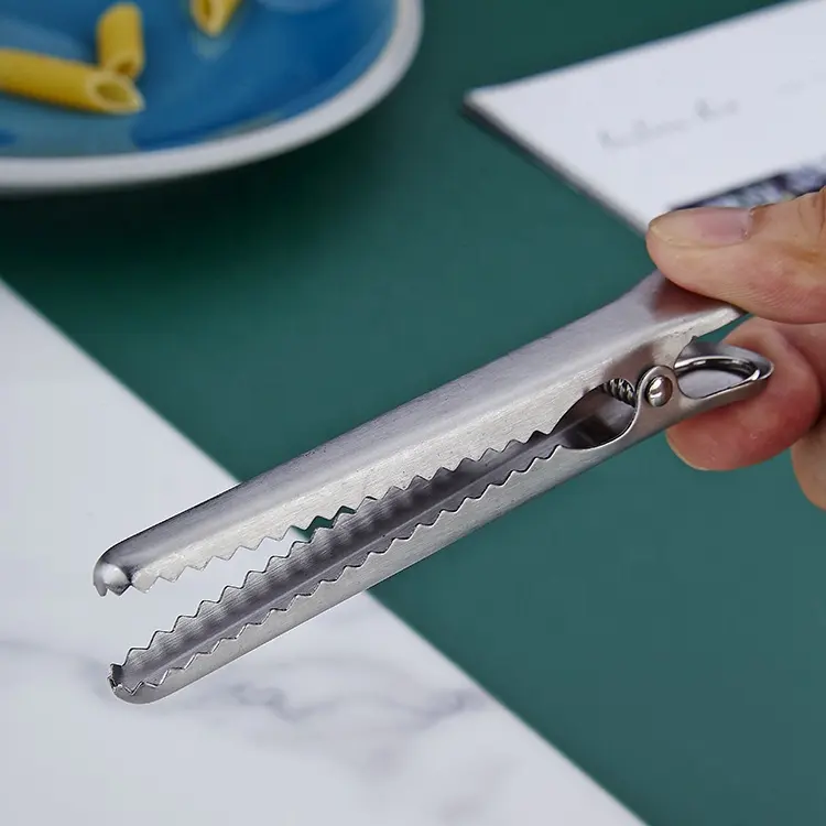Beutelclips — für Lebensmittel, Kaffee, Gewürze, Teebeutel — 2 Farben