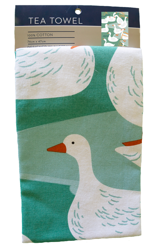 Geschirrtuch - Ducks Baumwolle 74cm x 47cm