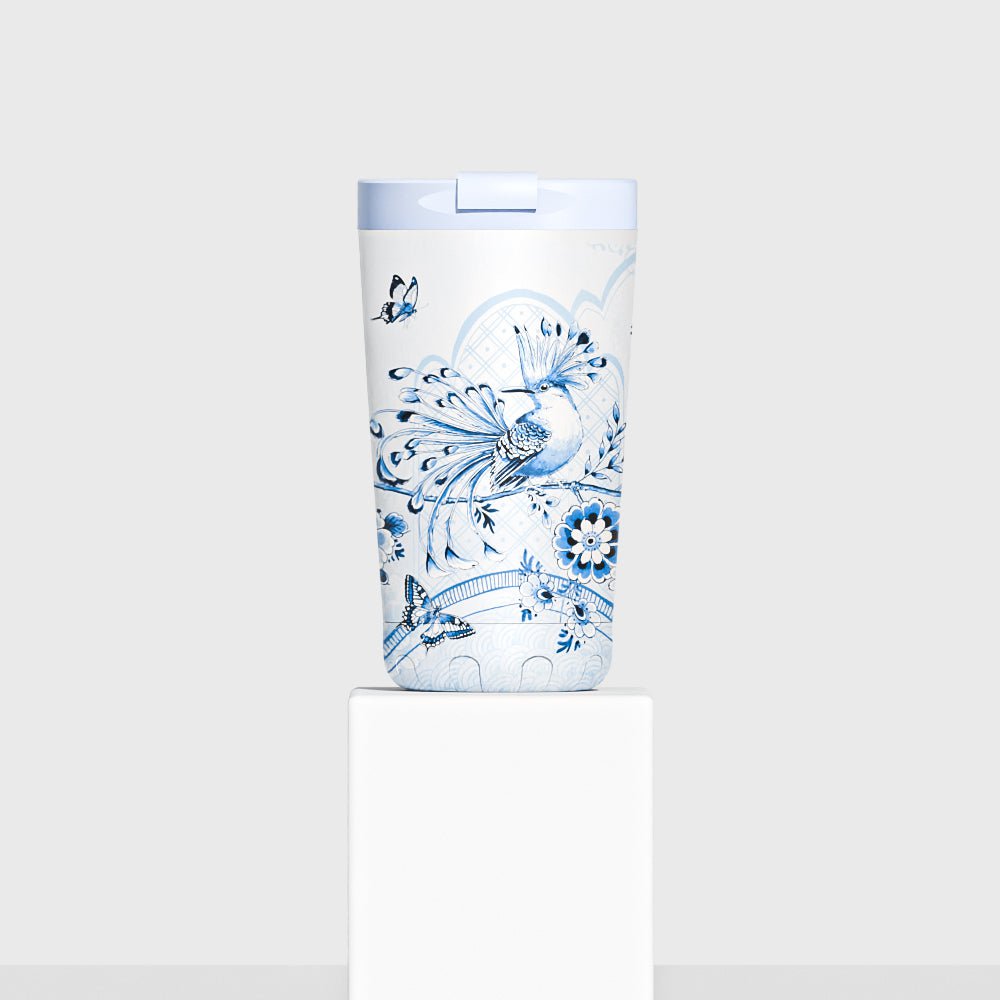 Kaffeebecher to go  Edelstahl 12h kalt 6h Soft Azure 2,0 - 350 ml to -go isolierter Kaffeetasse