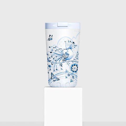 Kaffeebecher to go  Edelstahl 12h kalt 6h Soft Azure 2,0 - 350 ml to -go isolierter Kaffeetasse