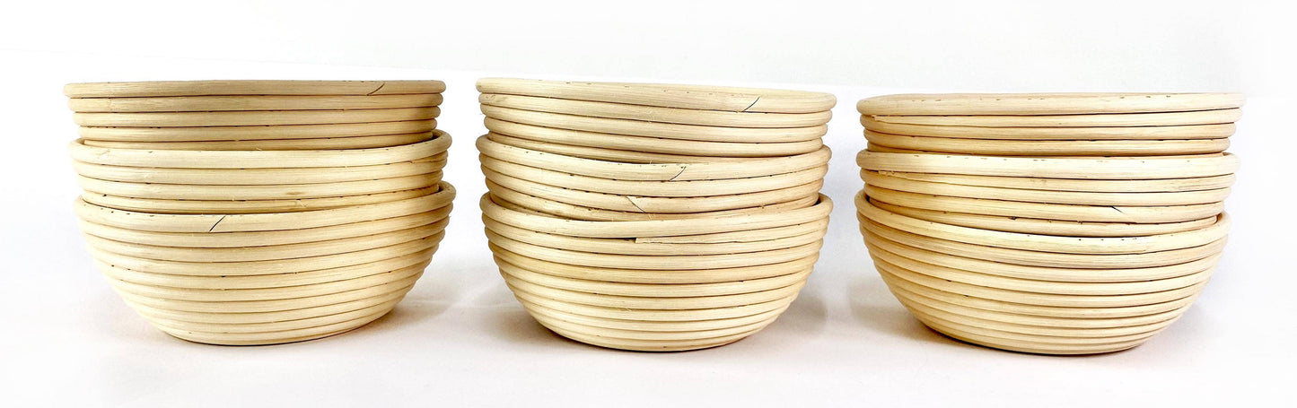 Gärkorb Ø 19 cm aus Peddigrohr