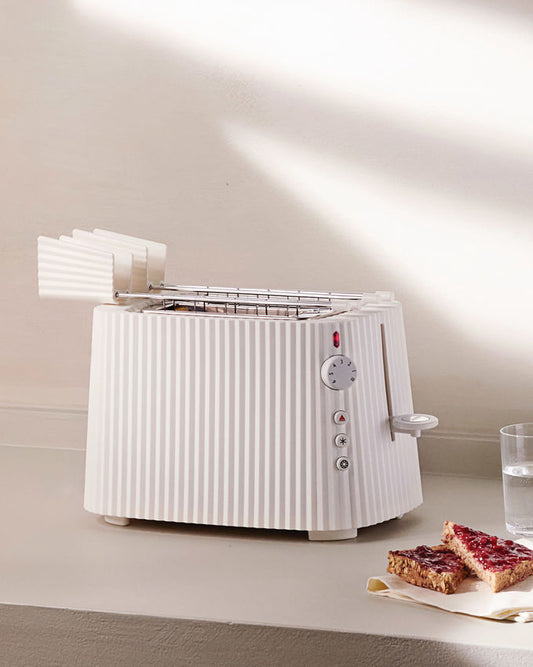 Toaster Plissé weiß