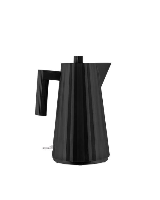 Elektrischer Wasserkessel Plissé schwarz 1,7 Liter