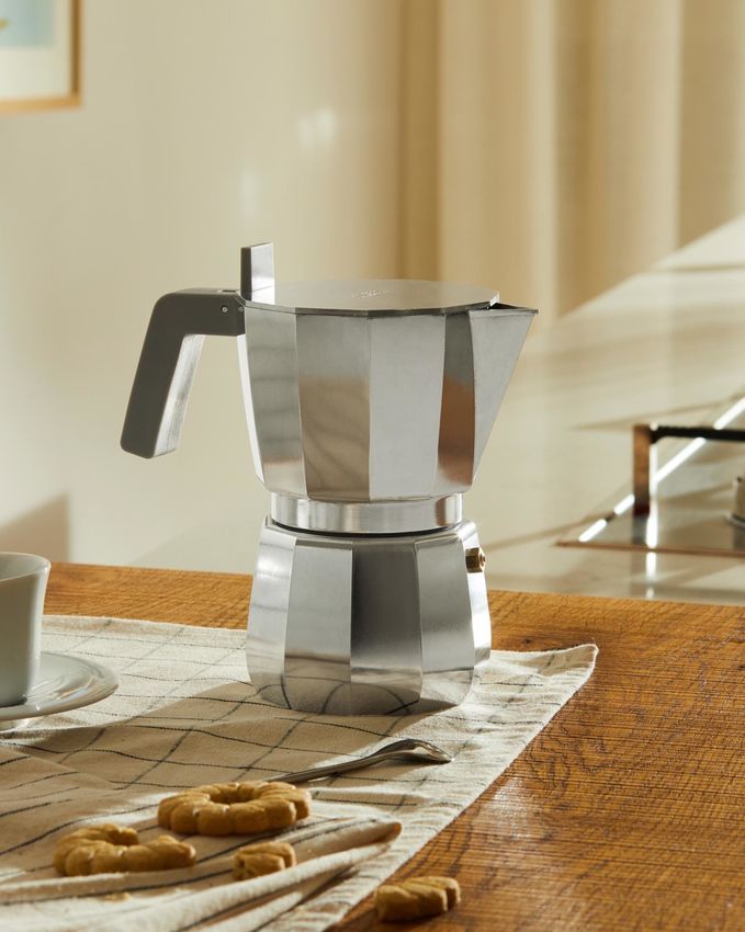 Espressokocher 3 Tassen grau