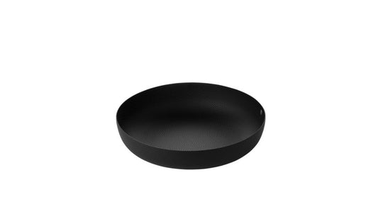 Runde Schale Texture 21 cm schwarz