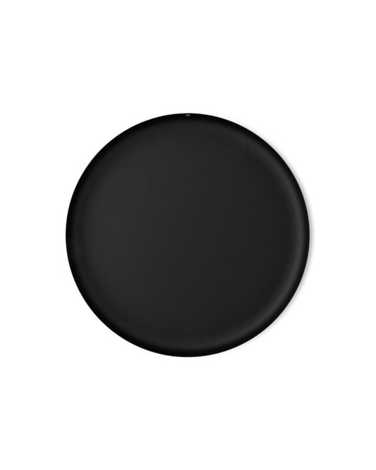 Rundes Tabeltt Texture 35 cm schwarz