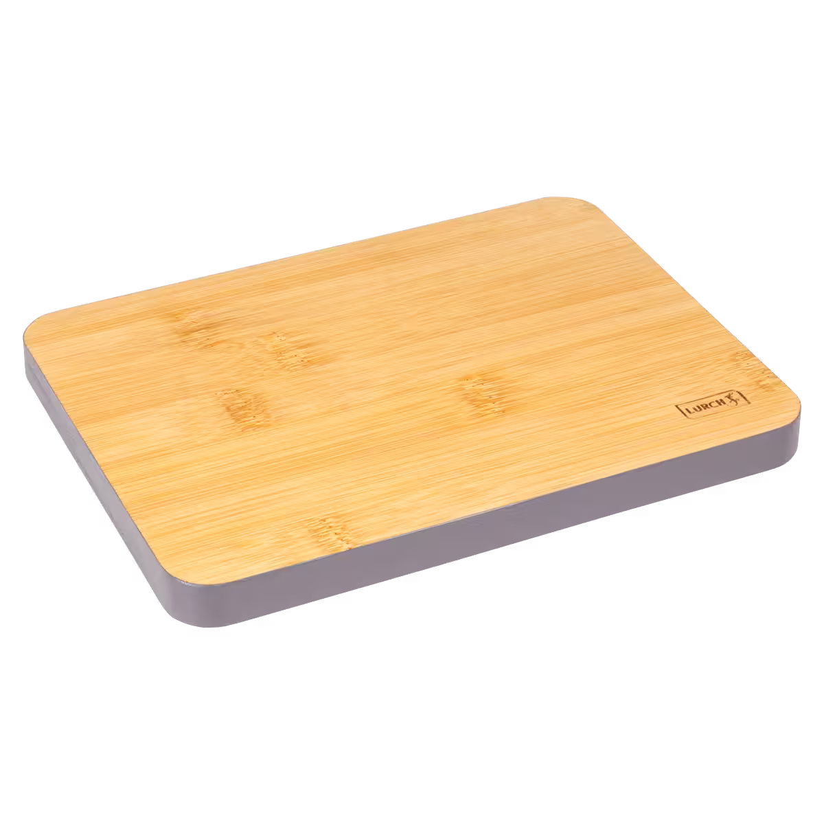 Brotzeitbrett Bambus 20x15x1,5cm iron grey