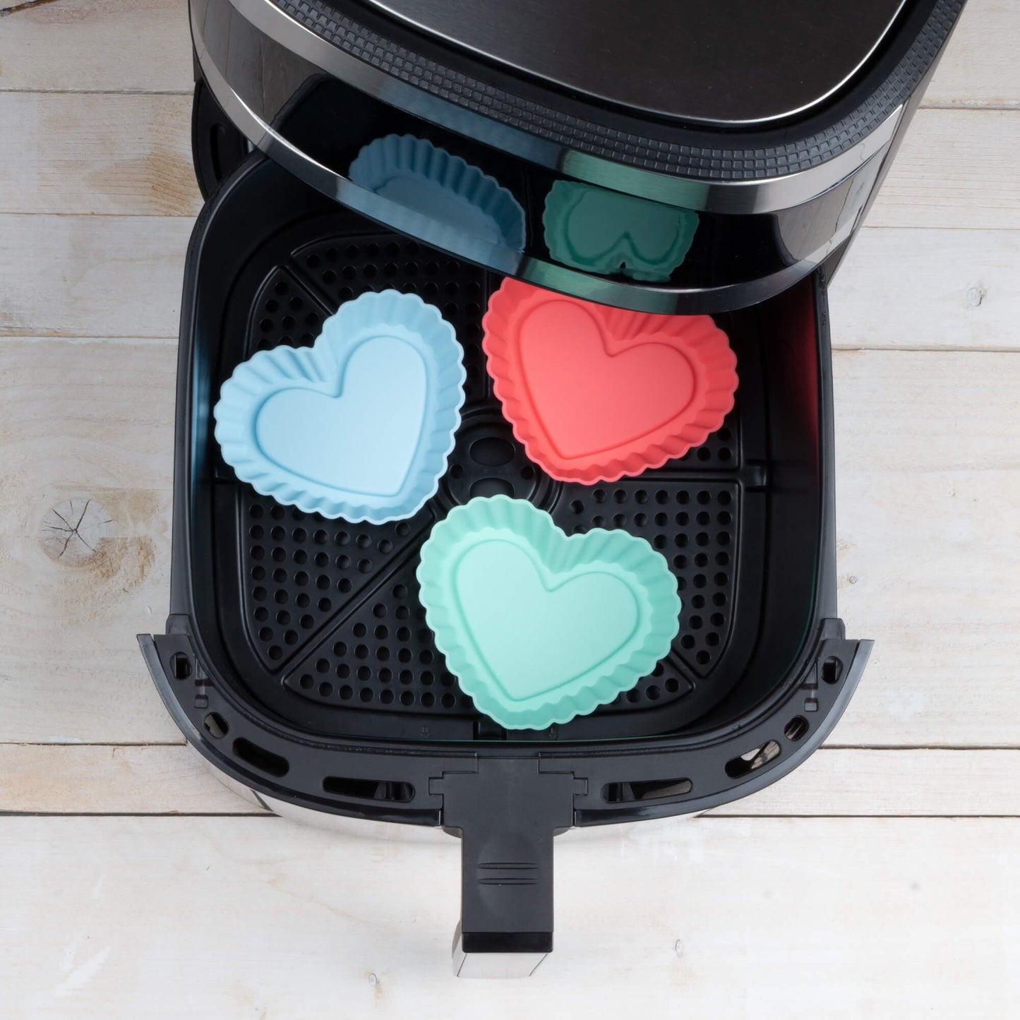 Tortelettformen Herz "Pastell Mix" 6er Set von Lurch