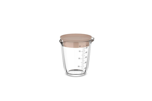 Messbecher Glas 0,5l mit Decke Chef it