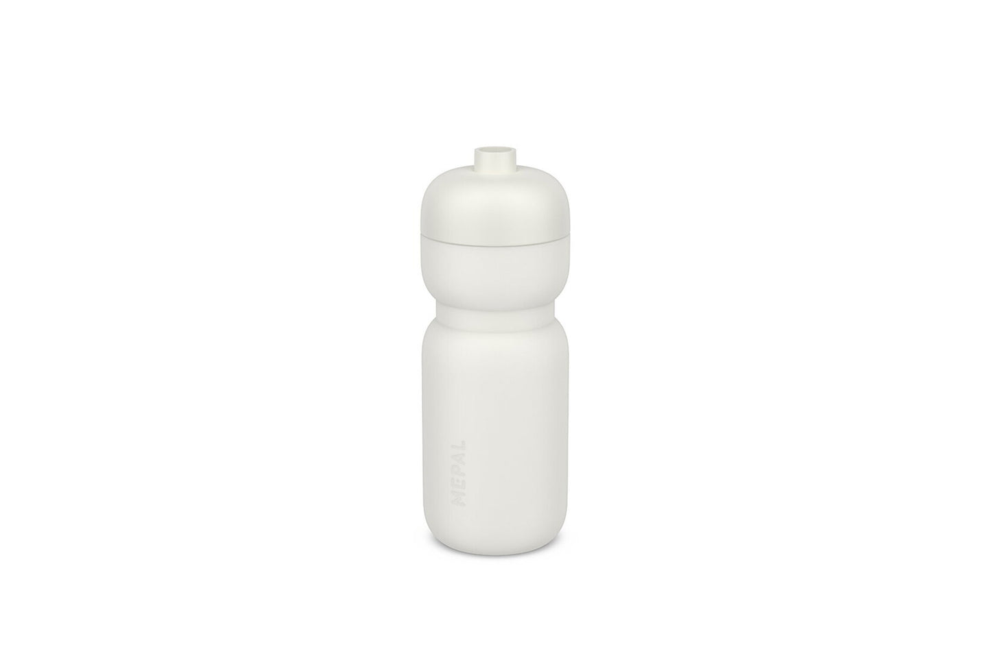 Trinkflasche squeeze 0,6l Ceramic white