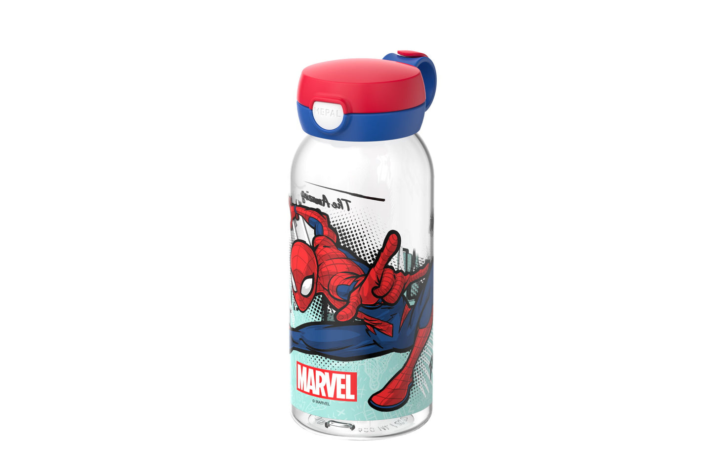 Campus Trinkflasche mit Klappdeckel 600 ml - Spiderman