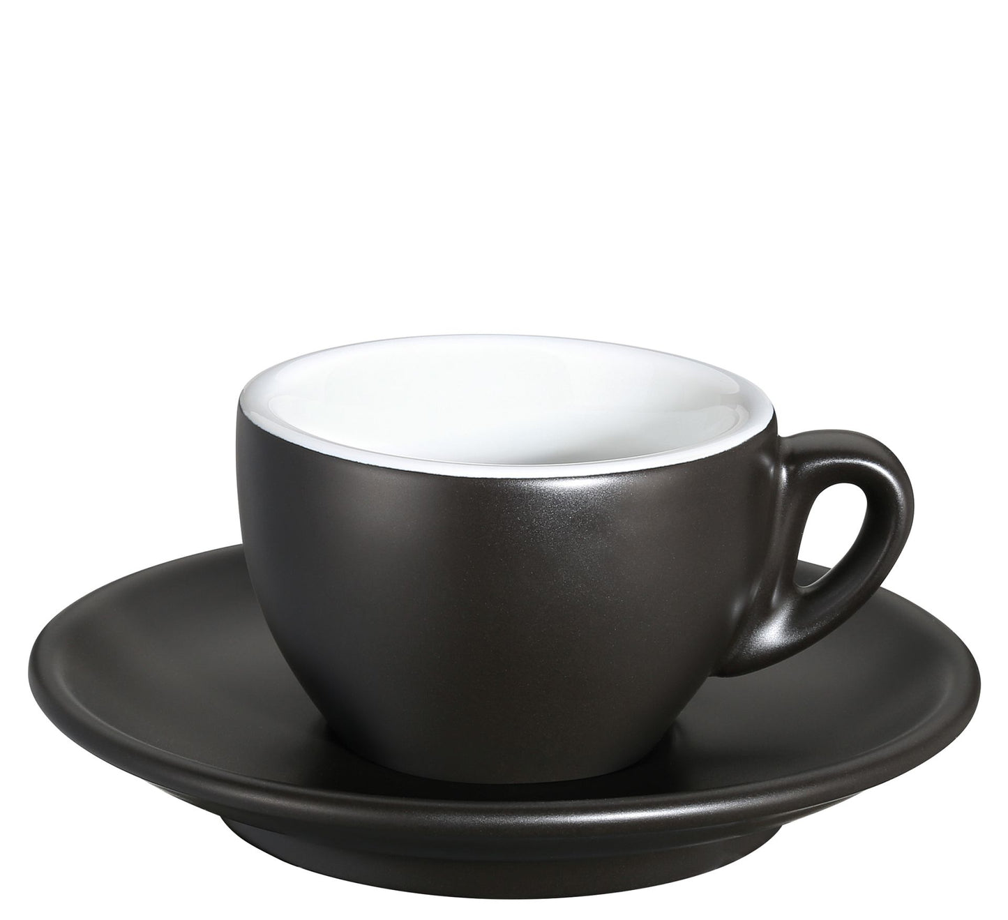 Espressotasse schwarz matt Rom Roma